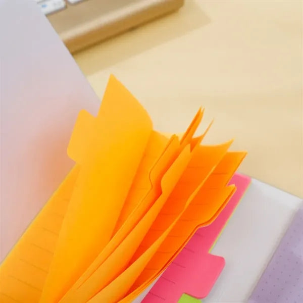 PU Leather Case Colorful Sticky Notes Set with Pen Holder