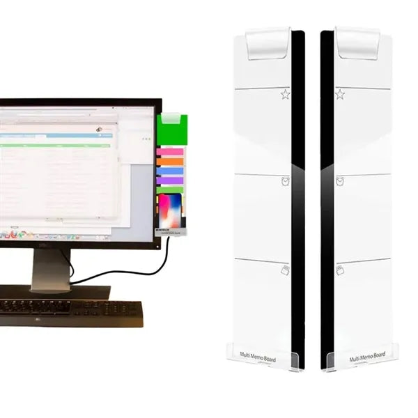 Sticky Note Holder Memo Board For Computer Monitor