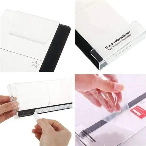 Sticky Note Holder Memo Board For Computer Monitor