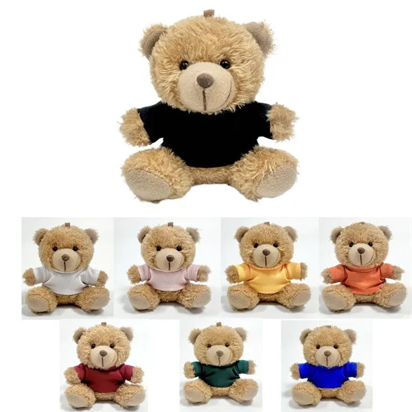 4 Inch Plush Teddy Bear Keychain