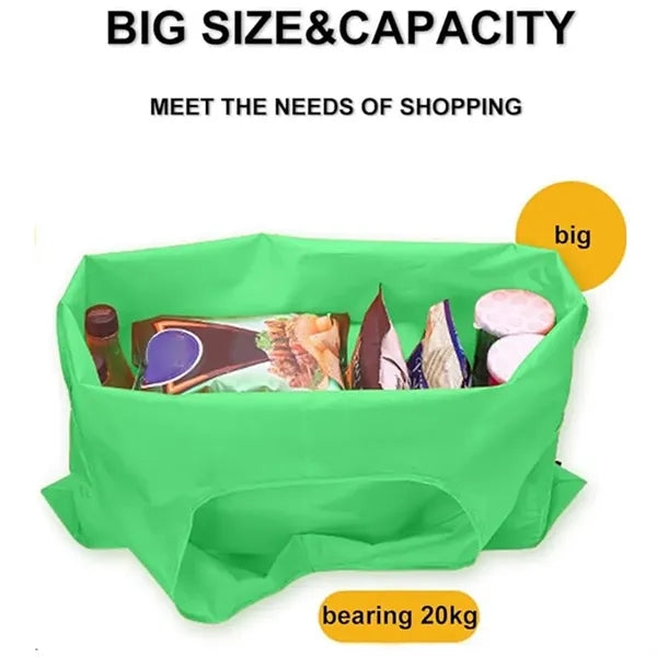 Foldable Polyester Shopping Tote Bag