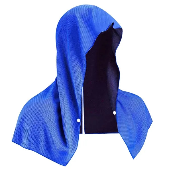 Head-mounted sports quick-drying towel