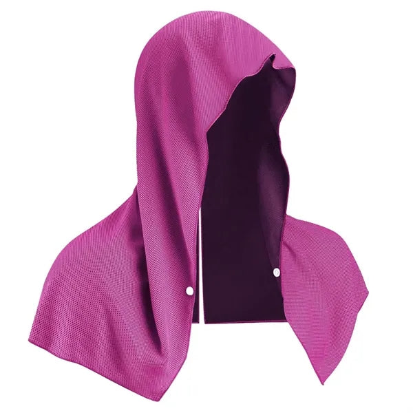 Head-mounted sports quick-drying towel
