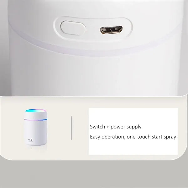 Portable Color Changing 300ml USB Humidifier Aroma Diffuser