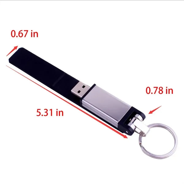 Waterproof High-Speed Transfer Leather-Case USB Flash Drive