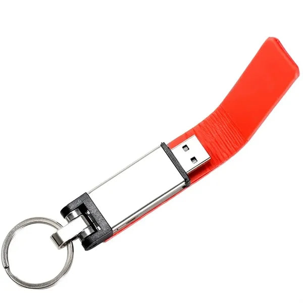 Waterproof High-Speed Transfer Leather-Case USB Flash Drive