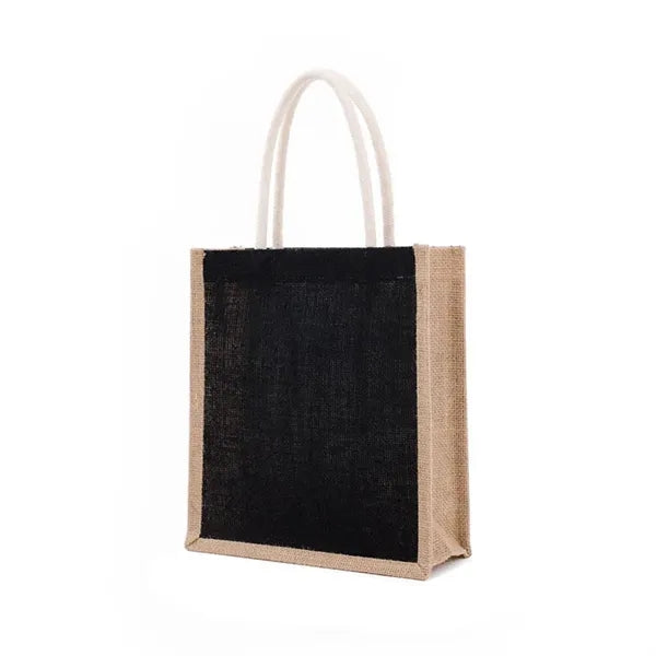 Square Jute tote bag
