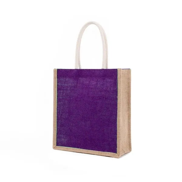 Square Jute tote bag