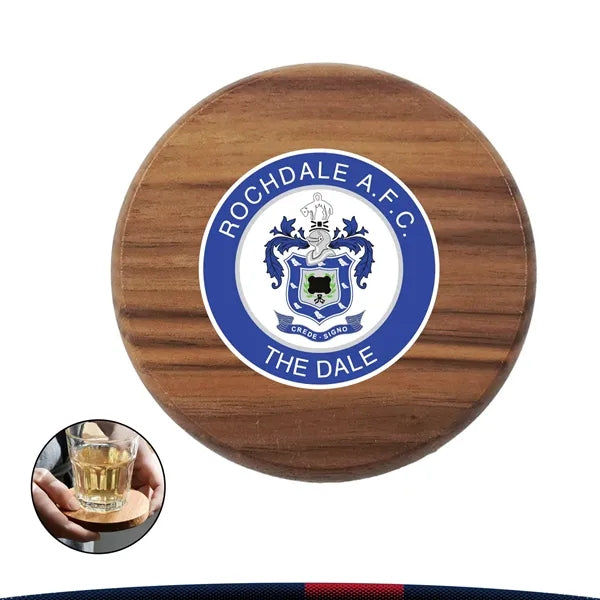 Fendrel Walnut Round Coaster