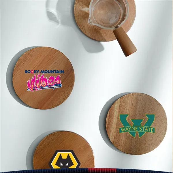 Fendrel Walnut Round Coaster