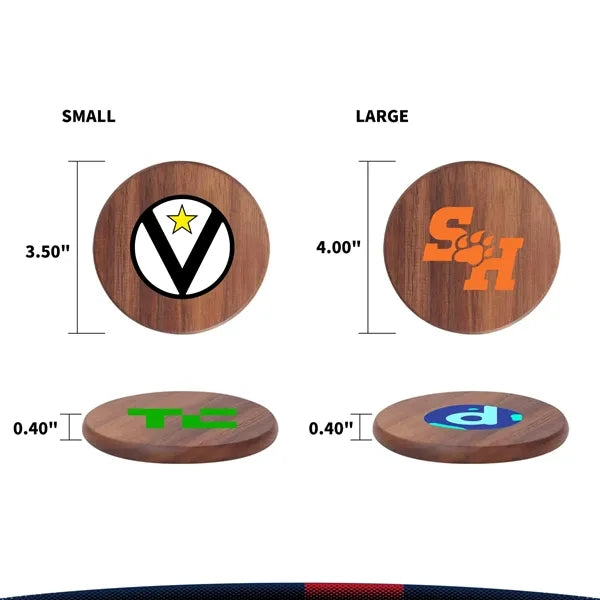 Fendrel Walnut Round Coaster