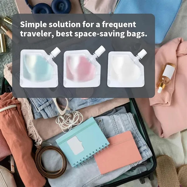 Travel Makeup Storage Pouch Small Nozzle Bag For Lotion