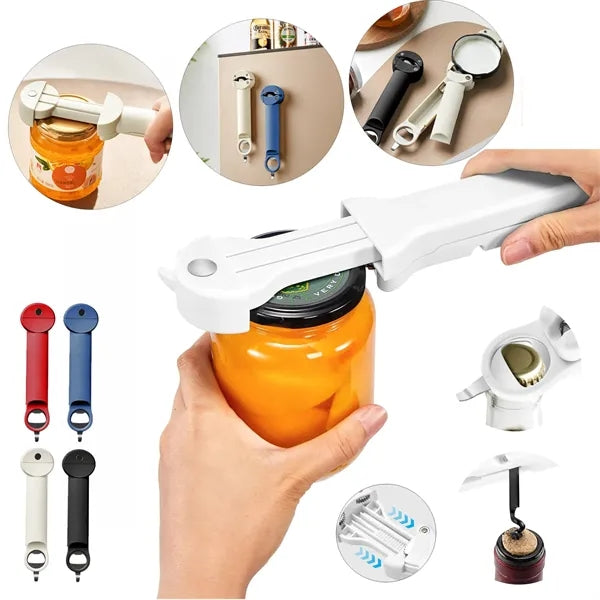 Multi 7 in 1 Retractable Magnetic Can Opener