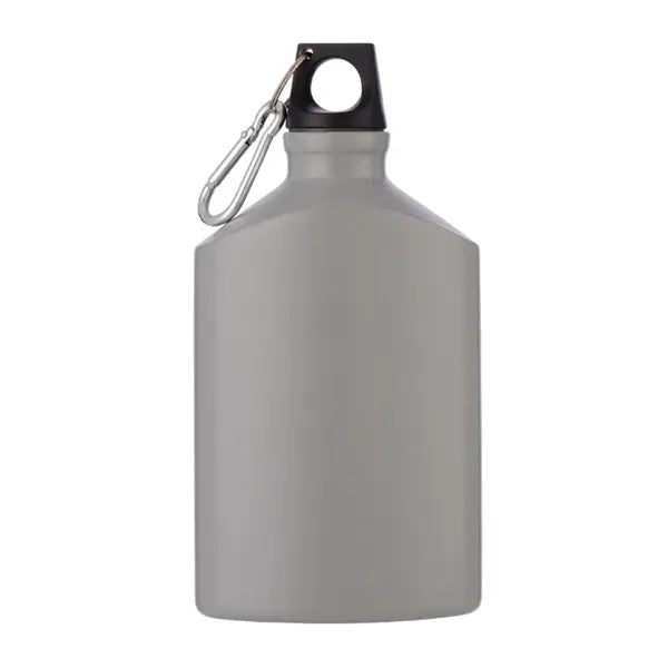 500ml Single Wall Aluminum Water Flask with Carabiner