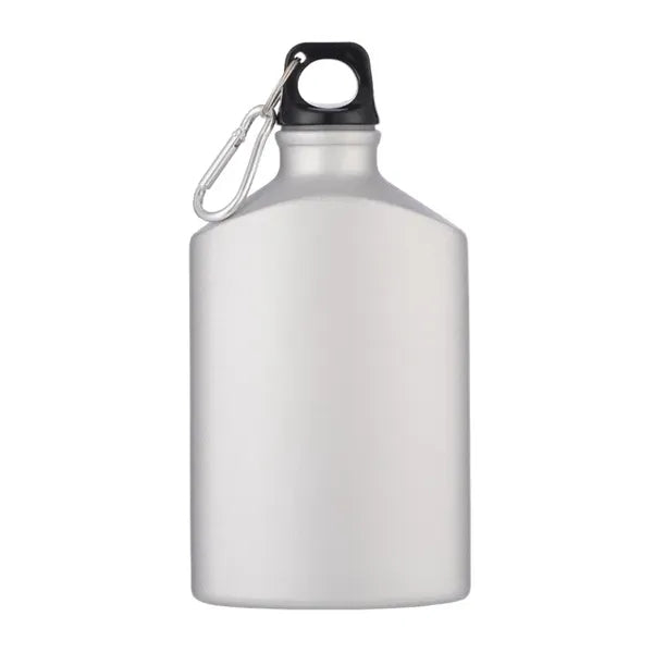 500ml Single Wall Aluminum Water Flask with Carabiner