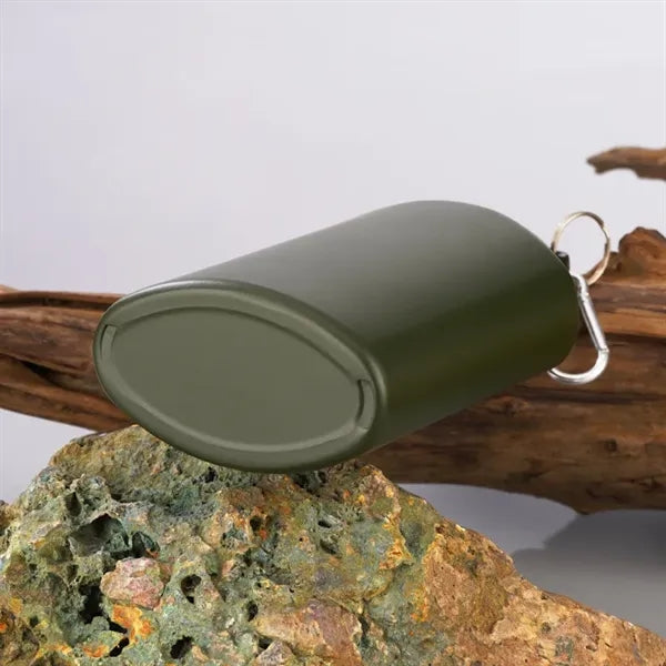 500ml Single Wall Aluminum Water Flask with Carabiner
