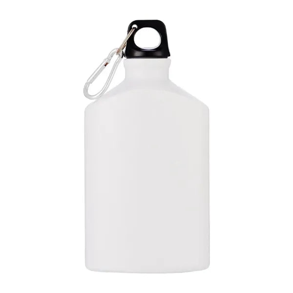 500ml Single Wall Aluminum Water Flask with Carabiner