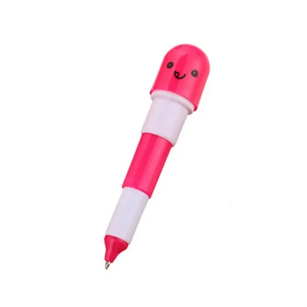 Stretch Pill Shaped Ballpoint Pen