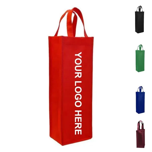 Single Bottle Wine Tote Bag With Handles