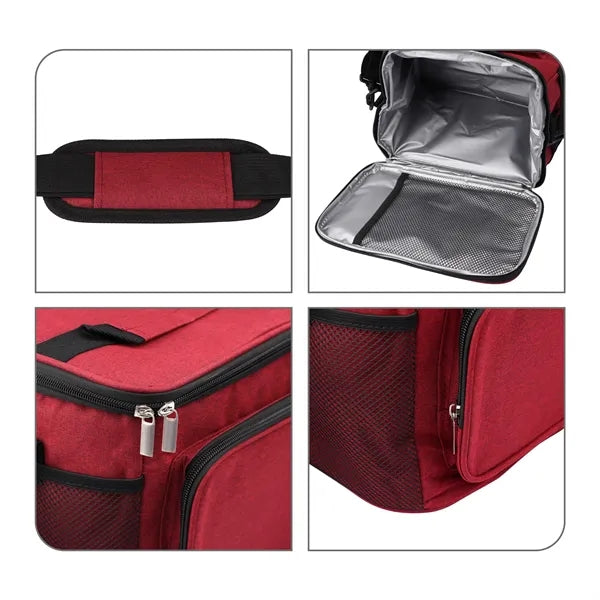 10L Insulated Cooler Bag for Lunch W/ Shoulder Strap&Handles