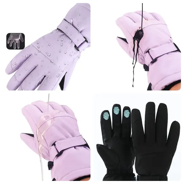 Winter Ski Gloves Thermal Waterproof Free Shipping