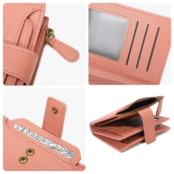 Leather Womens Wallet With Card Holder Free Shipping