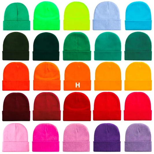 Winter Knit Beanie Hat