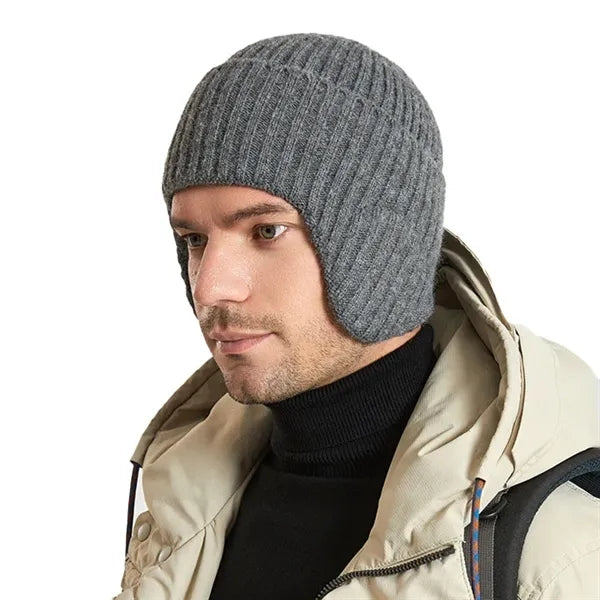 Winter outdoor warm knitted hat for both men and women