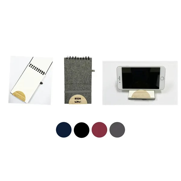 Eco Jotter with Phone Holder