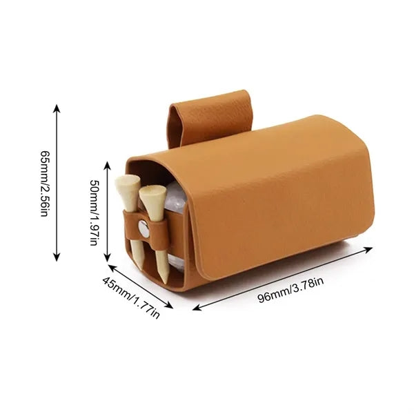Portable Golf Tee Holder Case
