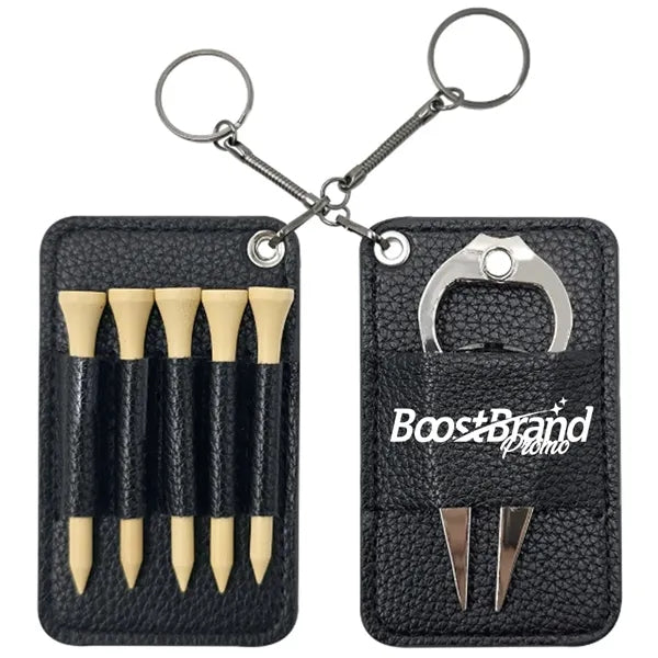 Portable Golf Tee Holder Keychain