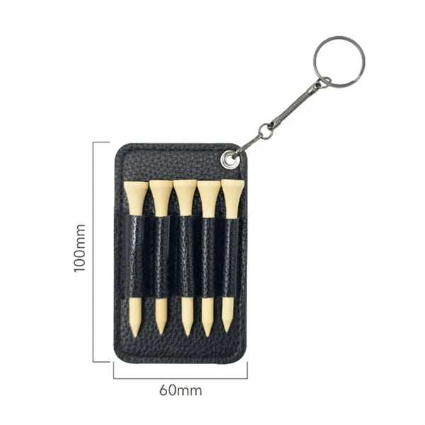 Portable Golf Tee Holder Keychain