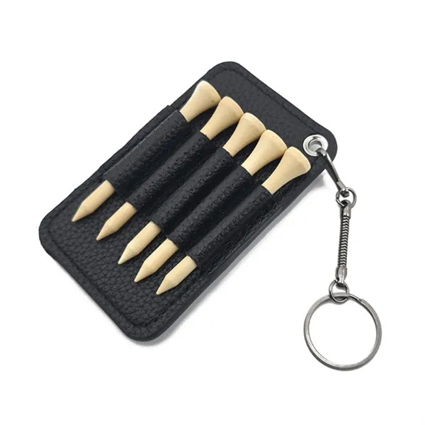 Portable Golf Tee Holder Keychain