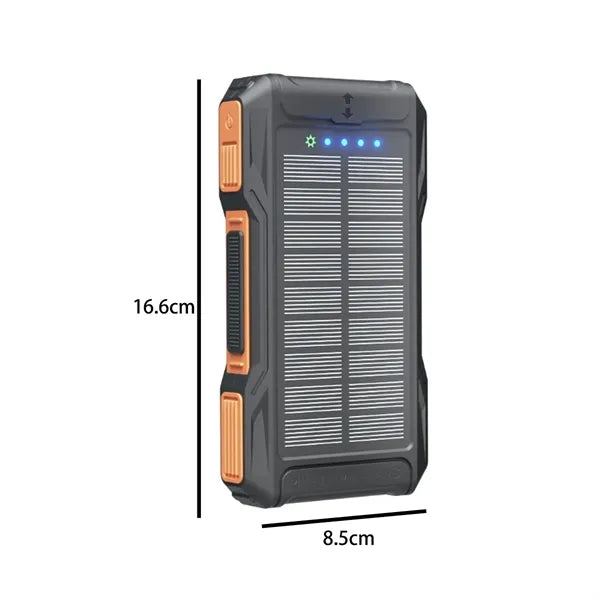 Portable Solar Power Bank with Stand