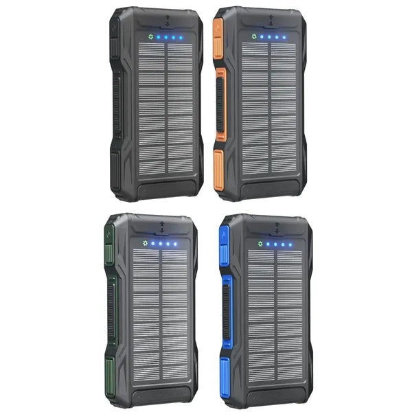 Portable Solar Power Bank with Stand