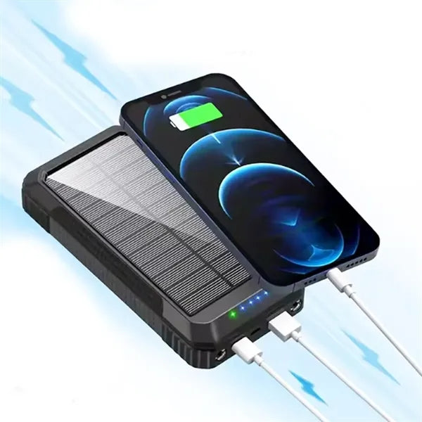 Portable Solar Power Bank with Stand