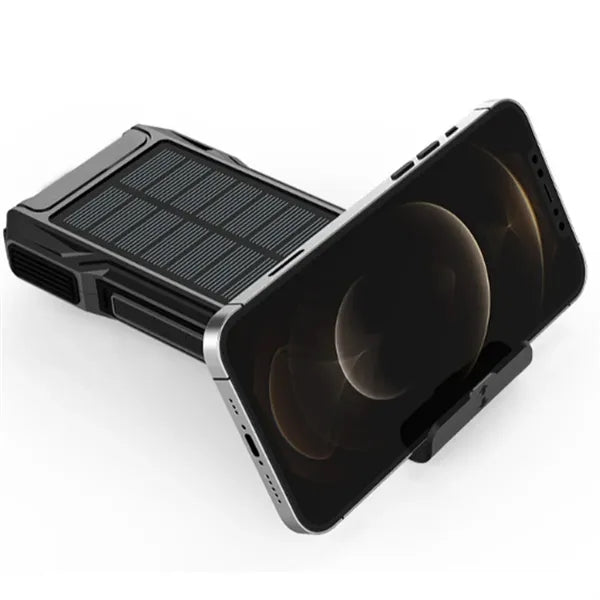 Portable Solar Power Bank with Stand
