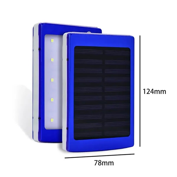 10000mAh Portable Solar Power Bank with LED Flashlight
