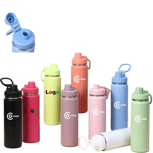 24oz Insulated Water Bottle with Handle
