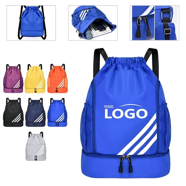 Oxford Drawstring Backpack For Sports Travel Free Shipping