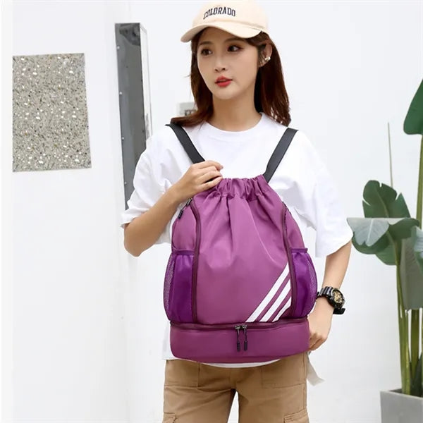 Oxford Drawstring Backpack For Sports Travel Free Shipping
