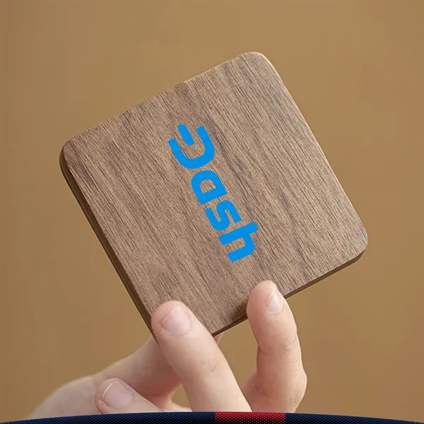 Barijat Walnut Square Coaster
