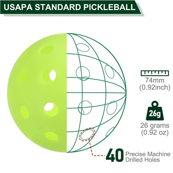 40 Or 26 Hole Indoor and Outdoor Pickleball