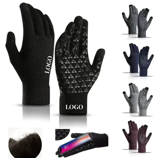 Winter Thermal Touchscreen Knit Gloves