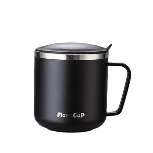 14Oz Stainless Steel Insulated Coffee Mug With Handle
