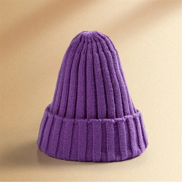 Soft Stretch Knit Beanie Hat For Cold Weather Free Shipping