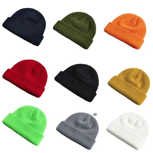 Winter Super Soft Acrylic Brimless Knit Beanie