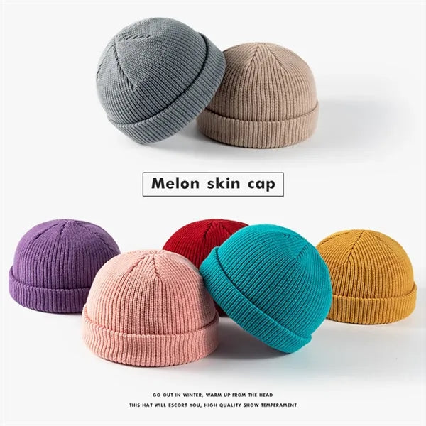Winter Super Soft Acrylic Brimless Knit Beanie