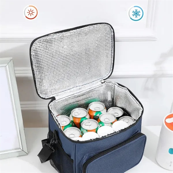 Large Capacity Leakproof Multi-Pocket Insulated Lunch Bag