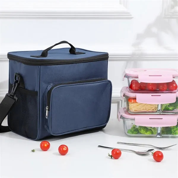 Large Capacity Leakproof Multi-Pocket Insulated Lunch Bag